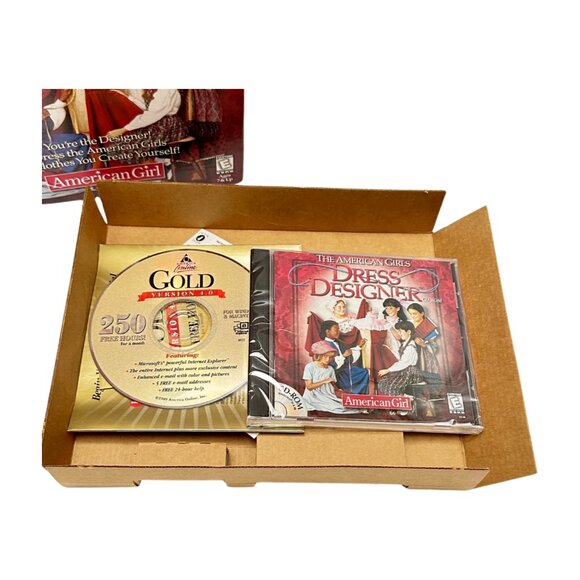 American Girls Software Paperdoll Dress Designer Sealed CD Vintage Pleas… - Picture 3 of 7